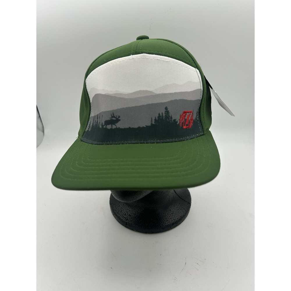 Deadeye Outfitters Multicolor‎ Fitted Hat Distant Ridge Olive Moose NWT L/XL